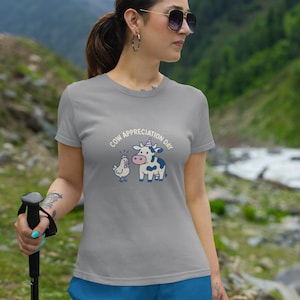 Cow Appreciation Day Tee, Cute Animal Shirt, Gift for Animal Lovers, Unisex T-Shirt, Farm-Themed Apparel, Casual Wear, Funny Cow Top