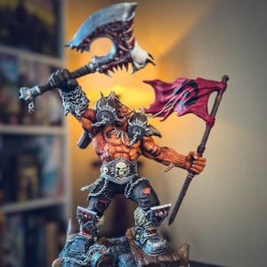Hand-Painted Garrosh Hellscream Figure - Top-Quality 3D Print - Must-Have for WoW Fans - Custom Wow Gift