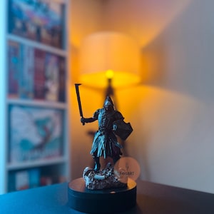 Hand-Painted SLA 3D Print Inspired by Uruk Warlords | Unique Dark Fantasy Collectible