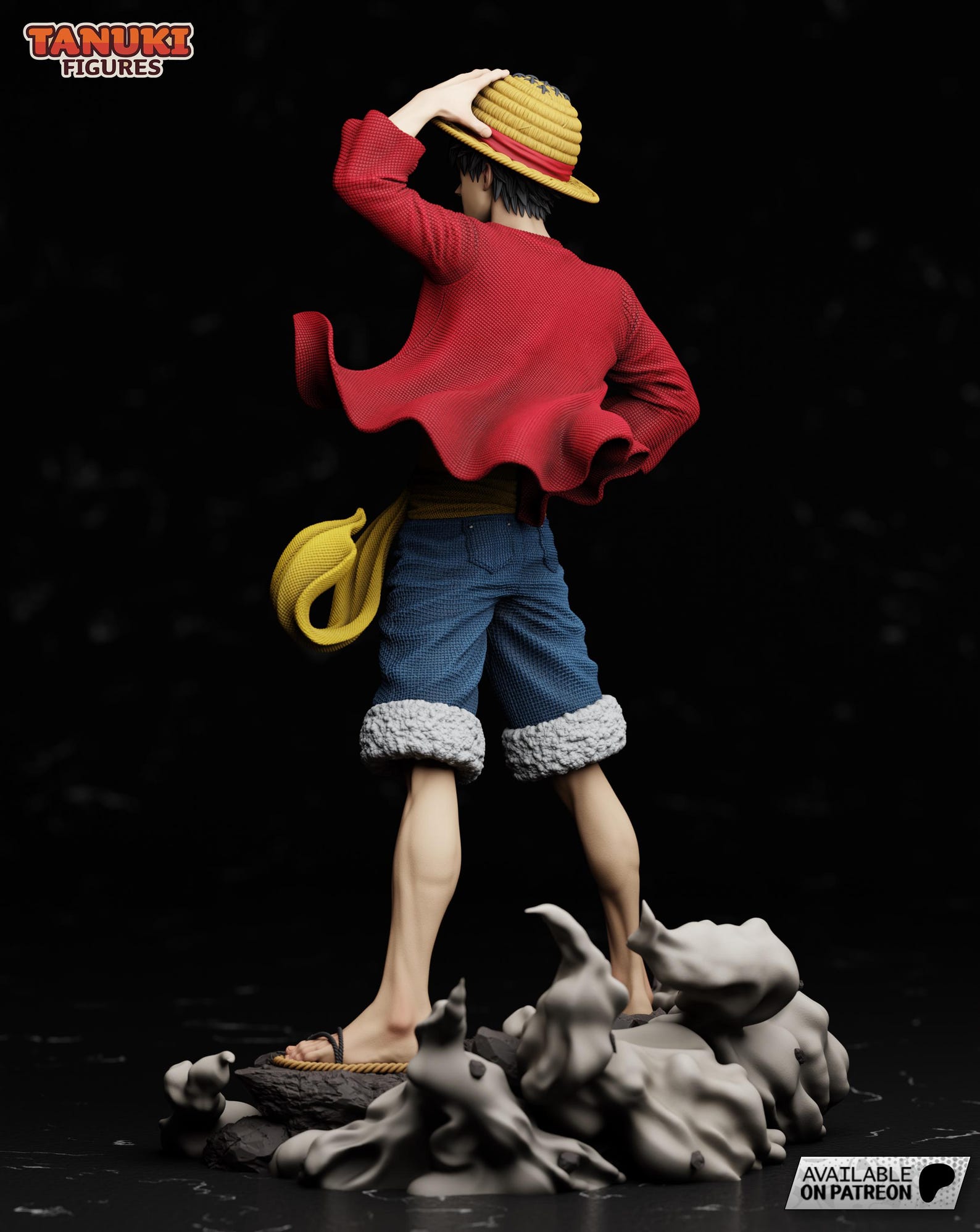 One Piece Monkey D. Luffy Custom Figure: Hand-painted Anime Collectible ...