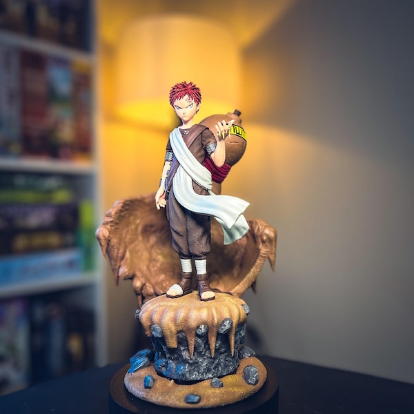 Collector's Edition Gaara Naruto Resin Statue - Perfect Addition to your Anime Collection - Custom Naruto Gift