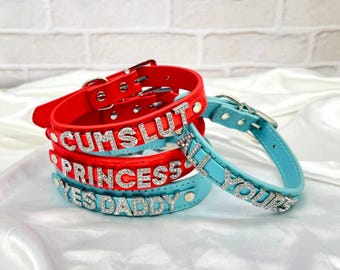 Custom Name Choker, Personalised Name Choker, Name Choker