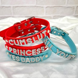 Gargantilla personalizada para mujer, gargantilla con nombre, collar con palabras, gargantilla con letras iniciales para cosplay, regalos para ella