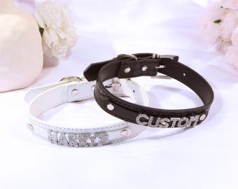 Custom Women Choker Collar, Name Choker Collar, Cosplay Custom Letters Choker Collar, Gifts For Him