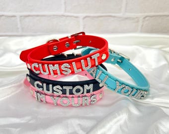 Custom Name Choker, Personalised Name Choker, Name Choker