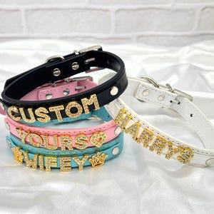Colar gargantilha com letras personalizadas, colar gargantilha com strass, joias femininas para cosplay, gargantilha para festa, colar personalizado para presente