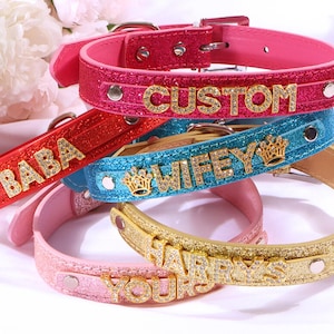 Gargantilla personalizada para mujer, gargantilla con nombre, collar con palabras, gargantilla con letras iniciales para cosplay, regalos para ella