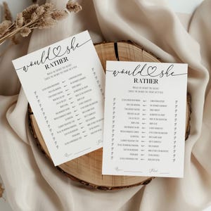 Serait-elle plutôt modèle de jeu de douche nuptiale, jeu imprimable modifiable, qui connaît le mieux la mariée, activité amusante