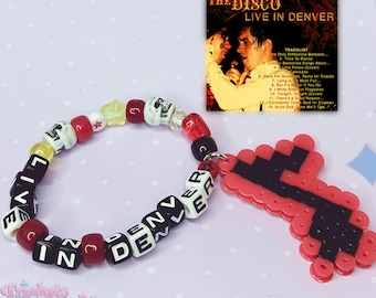 Live in Denver Inspired Kandi Bracelet - Scene Emo, Bandom Beaded Jewelry, PATD Accessories