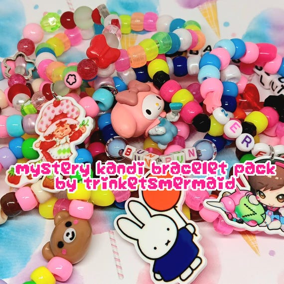 Mystery Kandi Bracelets Grab Bag - 1-10 Kandi Lucky Dip