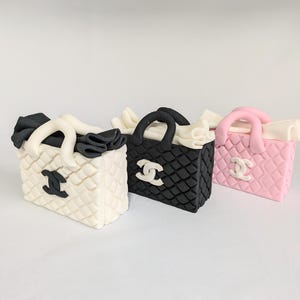 Ladies&#39; bag made of fondant, cake decoration, party, birthday