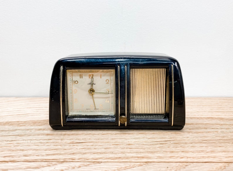 Vintage Alarm Clock Music Box by Style King. Thorens Etsy