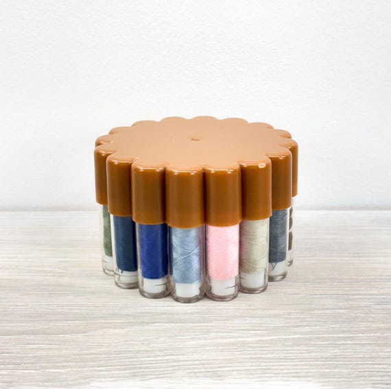 Sewing Thread Organizer Spool Carousel 16 Spool Holder German Nähgarn Röllchen 4"