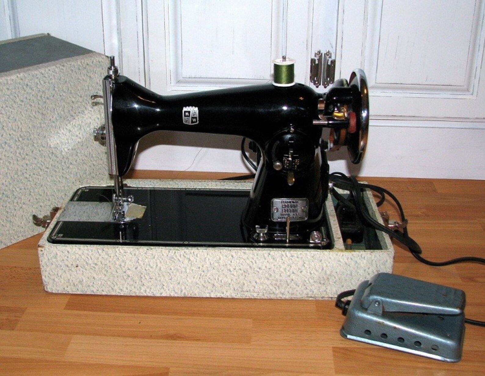 Vintage 1950's Montgomery Ward Sewing Machine Etsy