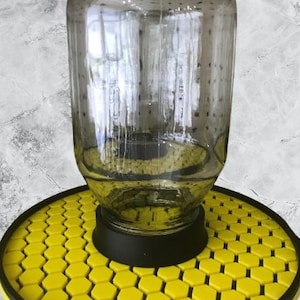 Mason Jar Bee Feeder - 3D Printed Bee Waterer (Jar not Included)
