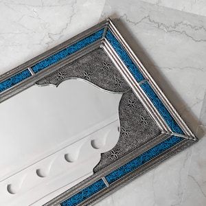 Handmade Arab Style Wall Mirror – Moroccan Arch Mirror for Bathroom & Living Room