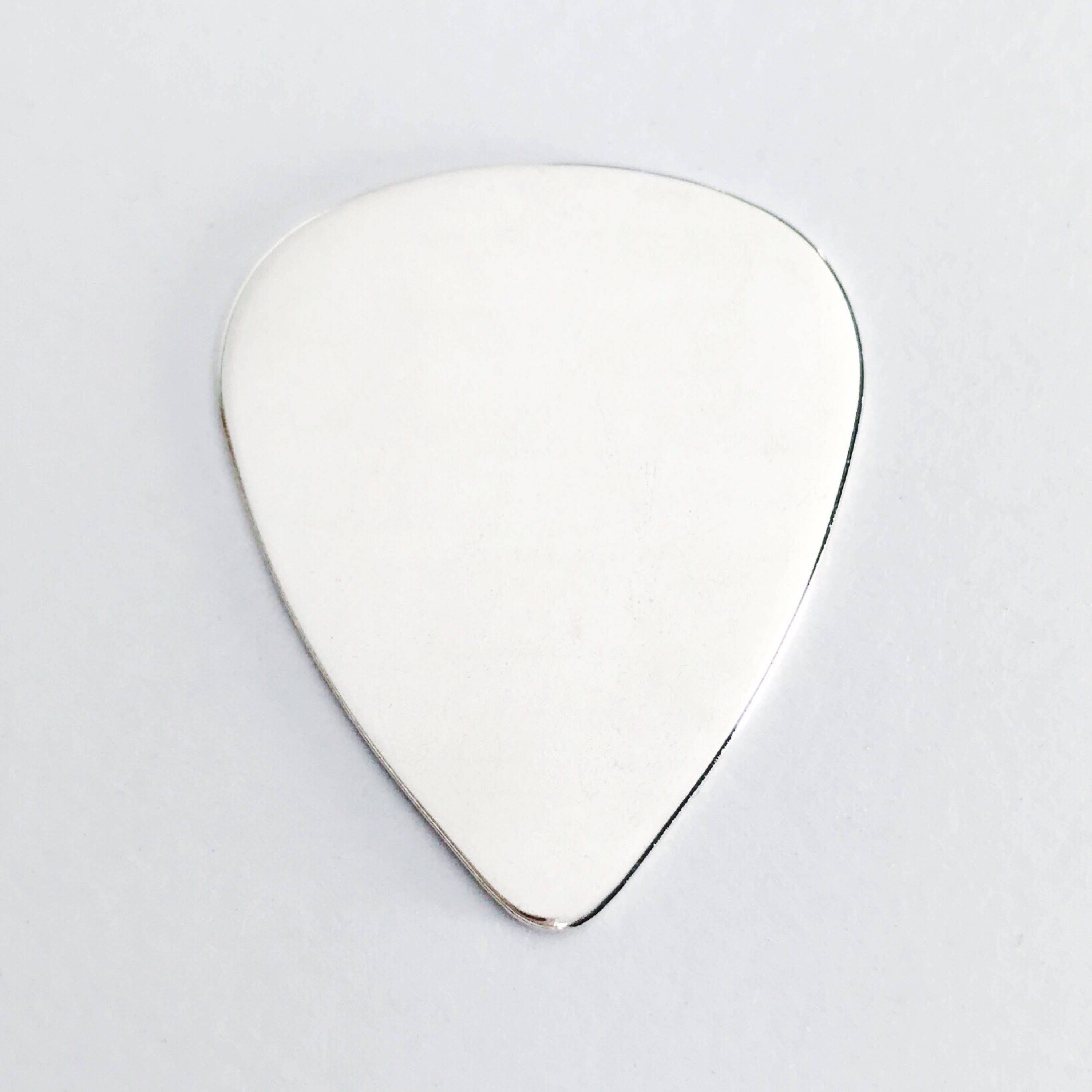 Guitar Pick - 22 gauge Sterling Silver Stamping Blank for Hand Stampe…