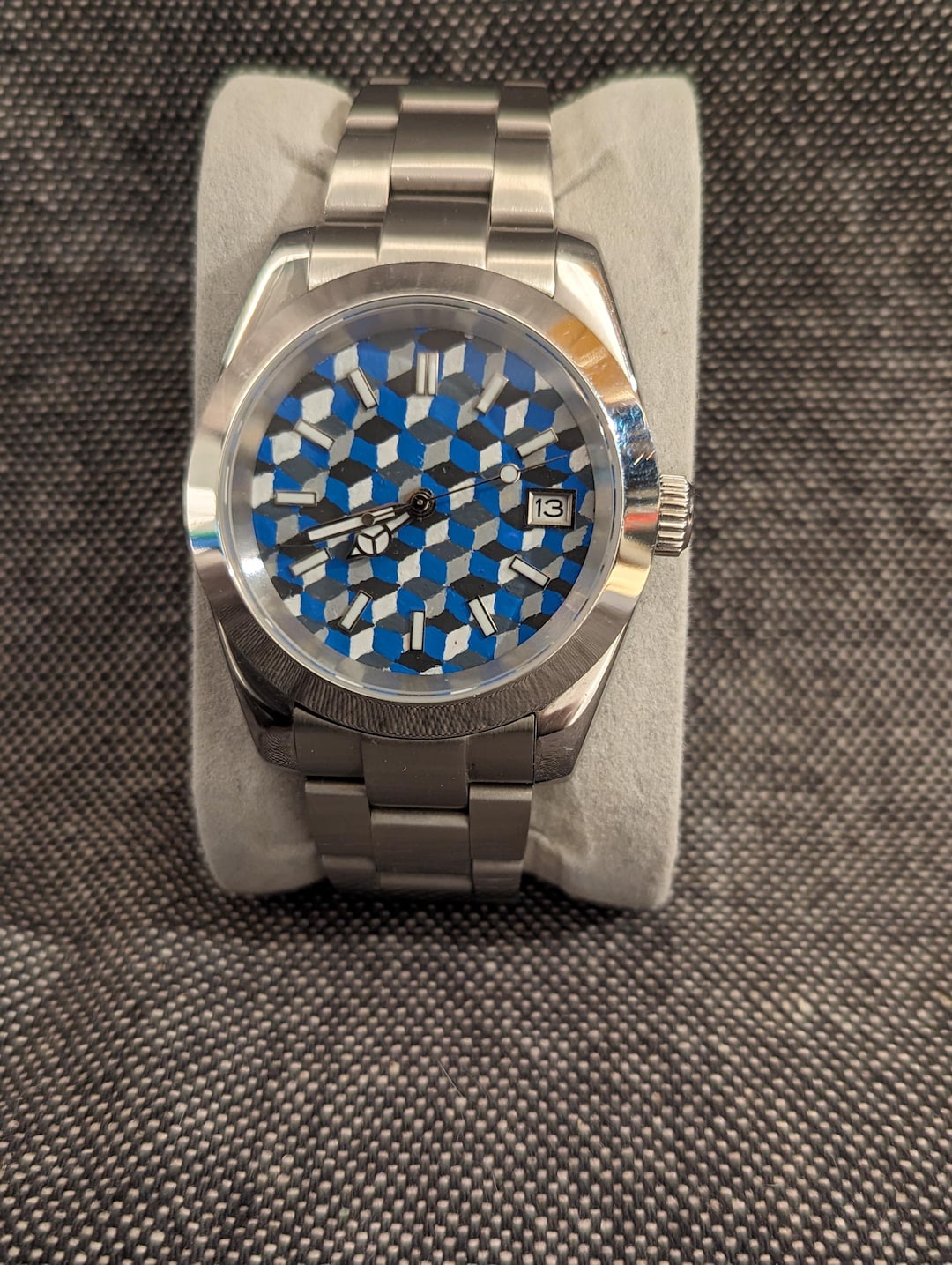 Custom Watch. Hand Painted Dial and Rotor - Etsy