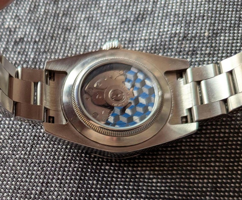 Custom Watch. Hand Painted Dial and Rotor - Etsy