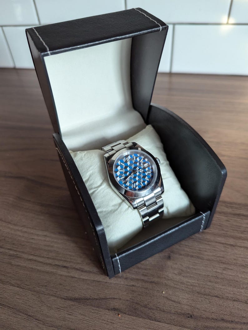 Custom Watch. Hand Painted Dial and Rotor - Etsy
