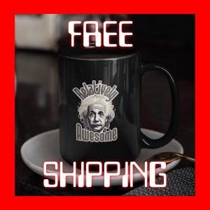 Albert Einstein Coffee Mug, Albert Einstein, Relatively Awesome, Einstein Relativity, Weird Teacher, Physics Teacher, Engineer gift