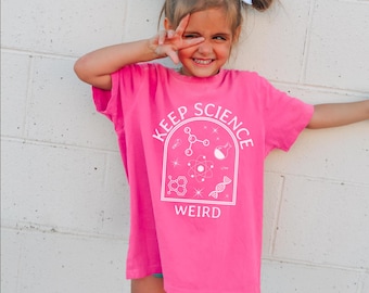 Kids Science Shirt, Mommy and Me Shirt, Keep Science Weird, Child Science Shirt, Matching Science Shirts, boys shirt, girls shirt