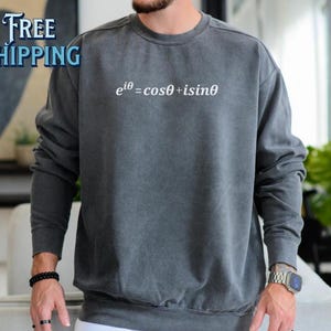 Eulers ekvation tröja, matematikekvationströja, fysiklärartröja, matematiklärargåva, fysiktröja, nördgåva, Eulers ekvation