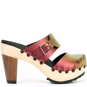 vegan wooden clogs