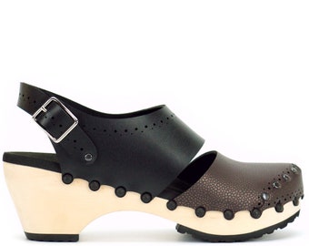 non leather clogs