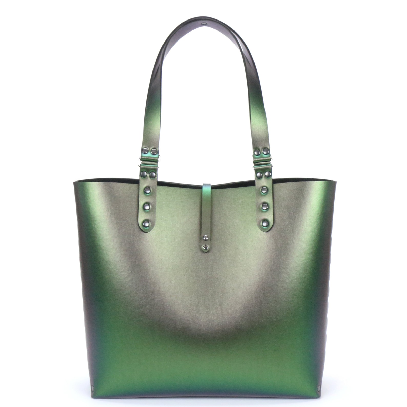 MEDIUM TOTE BAG FUCHSIA/EMERALD