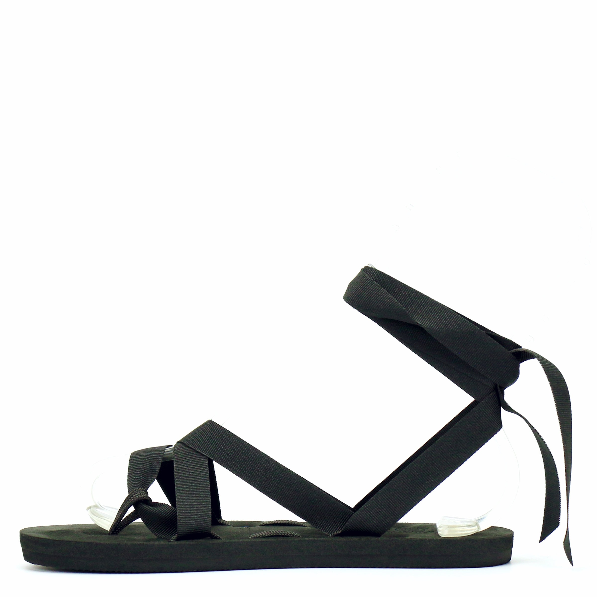 サンダル・ミュール ribbon flat sandals black TOCCA｜NOBLE RIBBON MULE SANDALS サンダル | Rakuten Fashion
