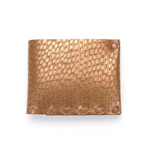 Kupfer-Falten Bi-Fold | Card Holder | Money Holder | Geldbörse Vegan-Leder-Wallet | Made in USA von Mohop