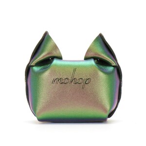 Cat Coin Purse Étui Earbud Sacs à main et étuis découteurs en cuir végétalien pour chat Végétalien Fabriqué aux États-Unis par Mohop image 4