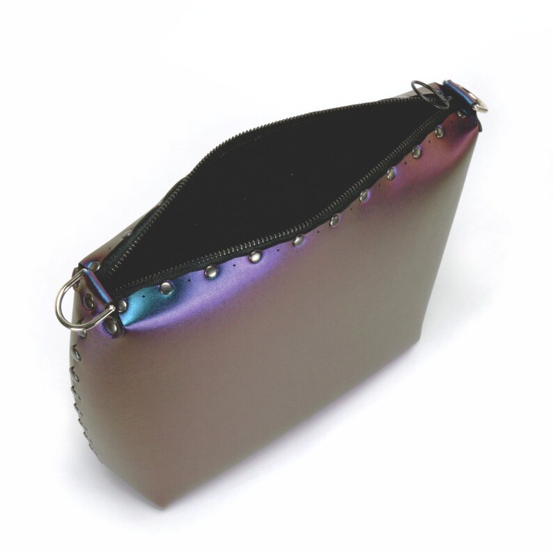 Peacock Large Crossbody Bag Vegan Leather Personalized Etsy