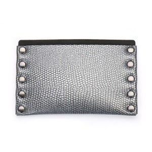 Portafoglio sottile peltro | Portafoglio sottile argento scuro | Titolare della carta | Portafoglio uomo | Portafoglio Slim | Portafoglio vegan in pelle | Made in USA in Mohop