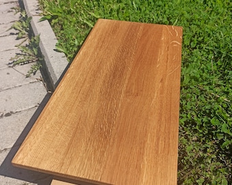 Solid oak tabletops, oak tabletop, natural oak, solid oak, custom-made tabletops