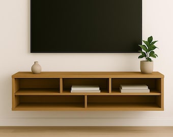 Oak hanging TV cabinet, TV cabinet, oak TV cabinet, oak cabinet,Hängender Fernsehschrank aus Eiche, Fernsehschrank, Fernsehschrank aus Eiche