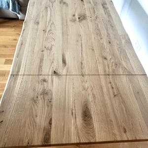 Solid oak rustical/with knots tabletops, oak tabletop, natural oak, solid oak, custom-made tabletops
