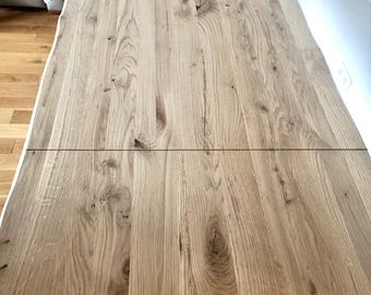 Solid oak rustical/with knots tabletops, oak tabletop, natural oak, solid oak, custom-made tabletops