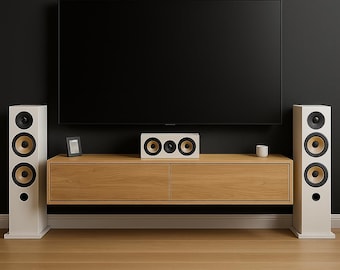 Oak hanging TV cabinet, TV cabinet, oak TV cabinet, oak cabinet,Hängender Fernsehschrank aus Eiche, Fernsehschrank, Fernsehschrank aus Eiche