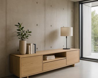Oak TV cabinet, TV cabinet, oak TV cabinet, oak cabinet,Hängender Fernsehschrank aus Eiche, Fernsehschrank, Fernsehschrank aus Eiche