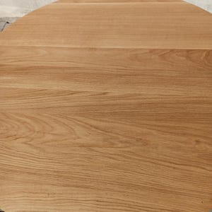 Eiche massiv rund lackiert, Eichentischplatte, Eiche natur, Eiche massiv, Tischplatten nach Maß, Runde Eichenplatte, Arbeitsplatte aus Eiche