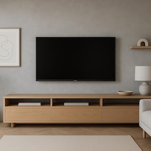 Oak TV cabinet, TV cabinet, oak TV cabinet, oak cabinet,Hängender Fernsehschrank aus Eiche, Fernsehschrank, Fernsehschrank aus Eiche