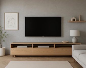 Oak TV cabinet, TV cabinet, oak TV cabinet, oak cabinet,Hängender Fernsehschrank aus Eiche, Fernsehschrank, Fernsehschrank aus Eiche