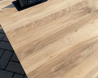Desk tops, Desk tops with socket , office desktop, Solid oak tabletops, oak tabletop, natural oak, solid oak, custom-made tabletops