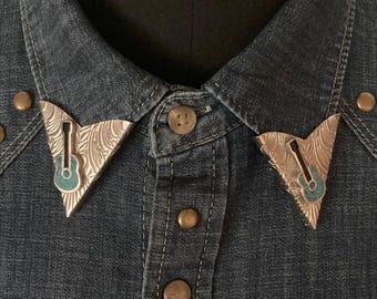 Vintage 1970s Guitar Collar Tips