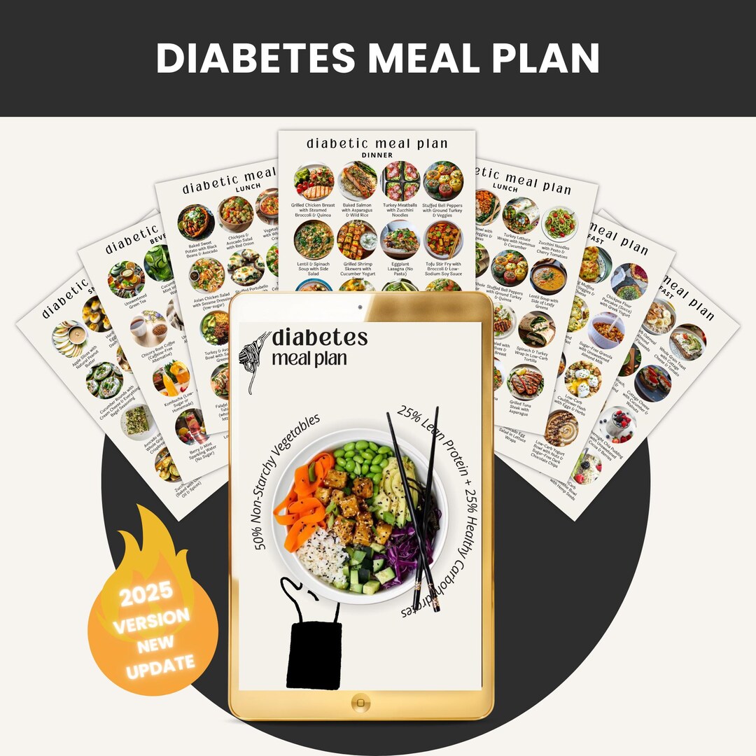 Curated visual reference: Gallery Detail: Diabetic Meal Planner Pdf Bundle Glp 1 Semaglutide Diet Plan