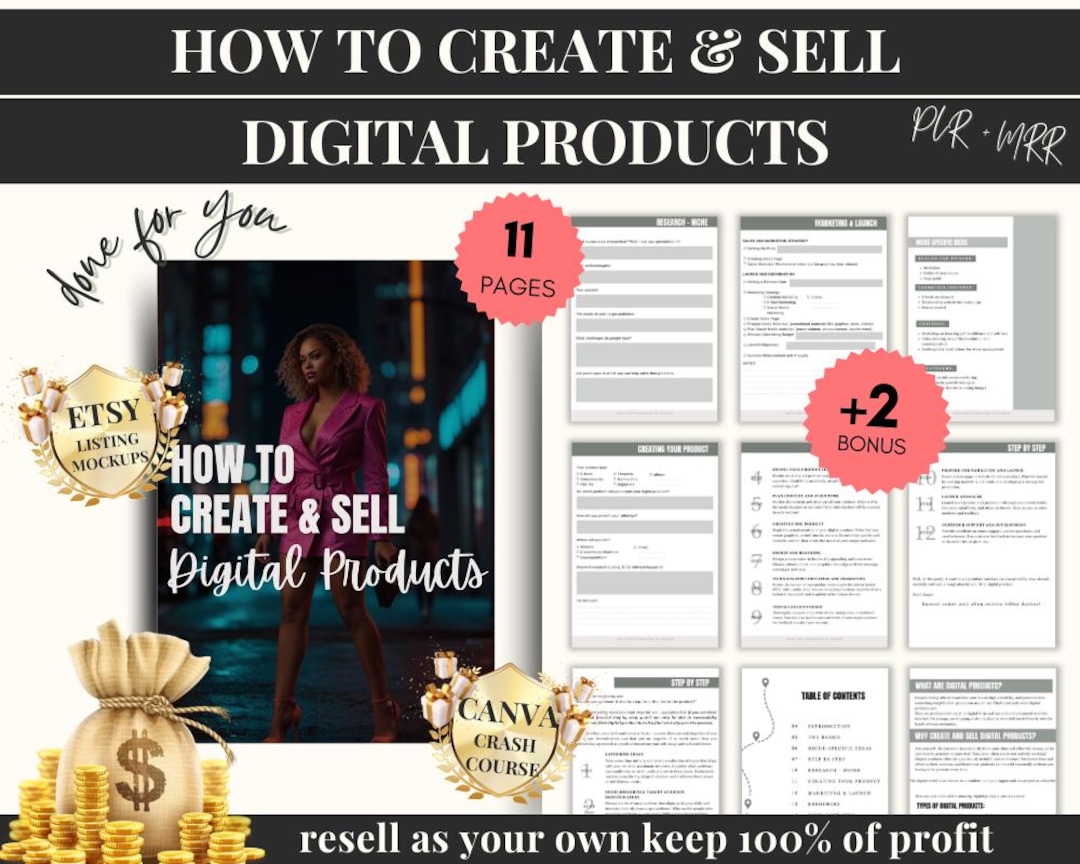 How to Create and Sell Digital Products Guide With Master Resell Rights ...