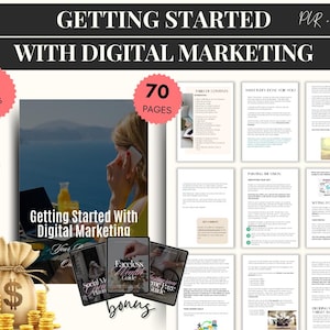 Getting Started with Digital Marketing, Digital Marketing Master Resell Rights is Done For You Best Top Etsy Seller Digital Products to Sell