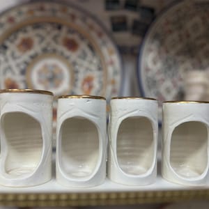 Handmade ceramic incense burner